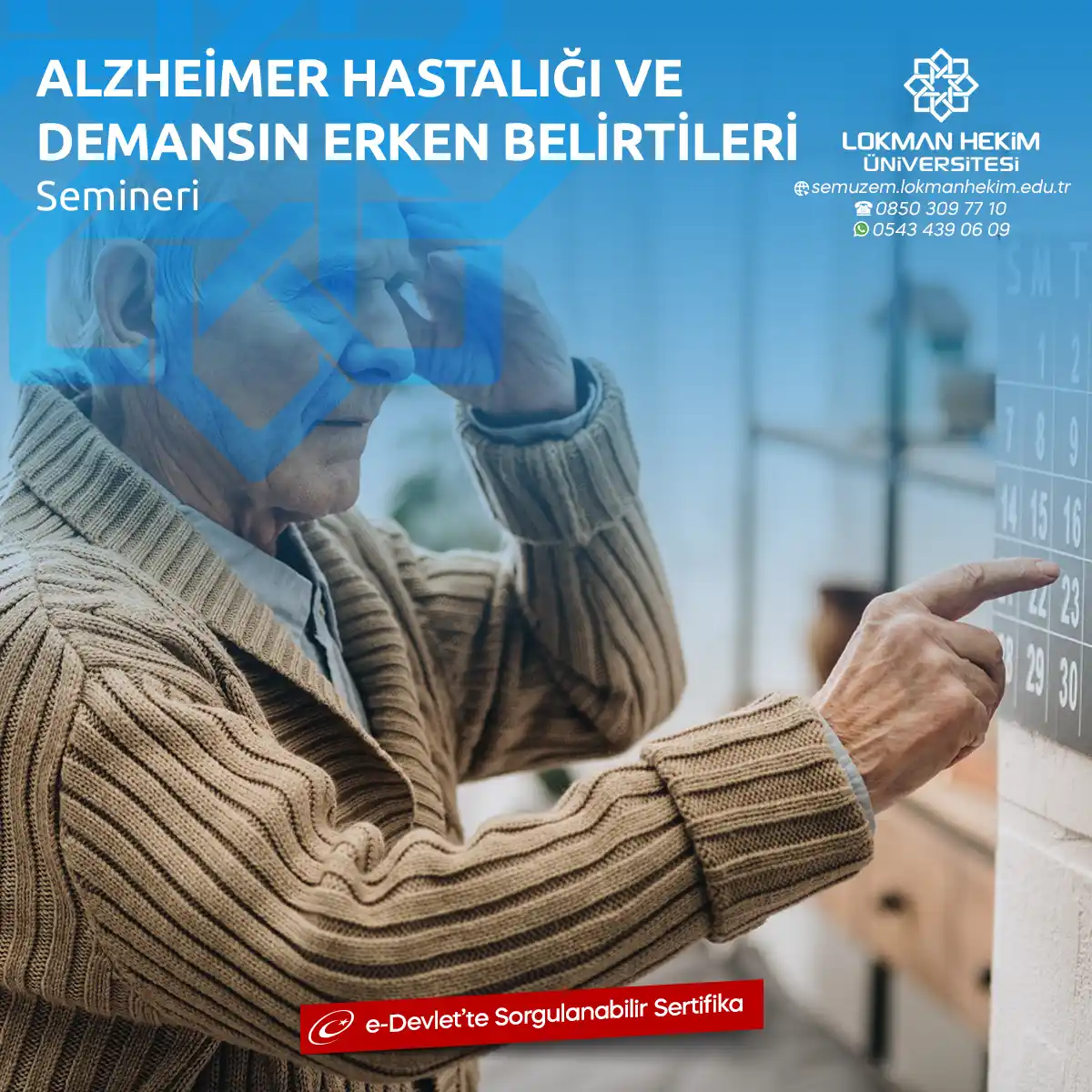 Alzheimer HastalığI ve Demansın Erken Belirtileri Semineri