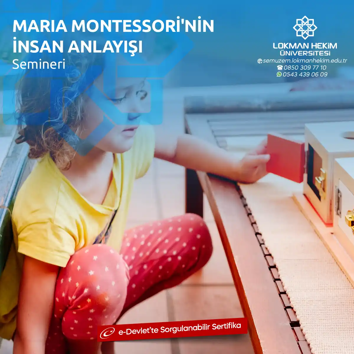 Maria Montessori'nin İnsan Anlayışı Semineri